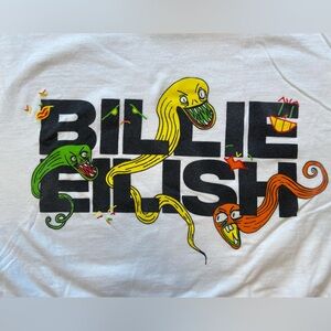 Billie Eilish Official Merchant, tee, short sleeve, crew‎ neck, size Medium M